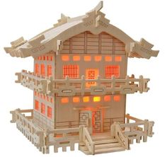 Сборная деревянная модель "Домик императора" Чудо Дерево