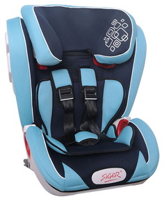 Автокресло Siger Индиго Isofix цв.голубой гр.1/2/3