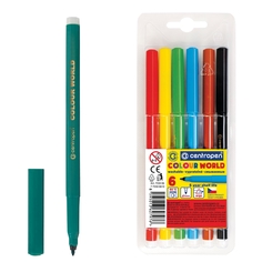 Фломастеры "Colour World", 6 цв, блистер Greenwich Line