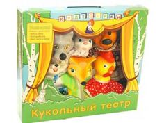 Кукольный театр 3 в 1 "Кот и Лиса", "Кот рыболов", "Кот, Лиса и петух" Кудесники