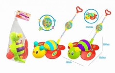 Каталка на палочке Пчелка Рыжий кот