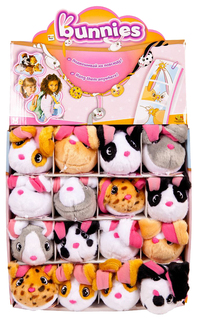 Мягкая игрушка IMC toys Кролик Bunnies с магнитами 9,5 см 95496