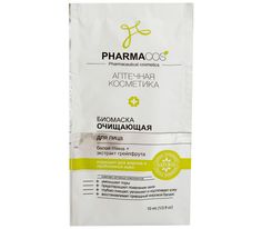 Биомаска для лица "Pharmacos. Очищающая", 10 мл Vitex