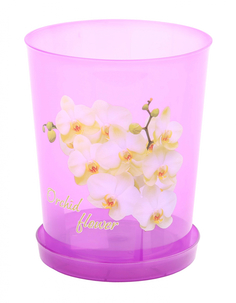 Горшок для орхидеи, 2 л, цвет: фиолетовый Alternativa