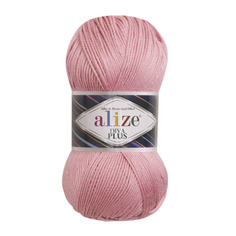 Пряжа Alize Diva Plus, цвет: 032 светло-розовый, 220 м, 100 г, цвет: (5 мотков) 5 шт.