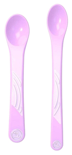 Ложки для кормления Twistshake Feeding Spoon пастельный фиолетовый (Pastel Purple) 2 штуки