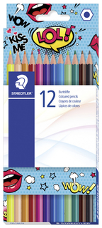 Карандаши цветные художественные Staedtler Сomic 175COC12 12 шт в ассортименте