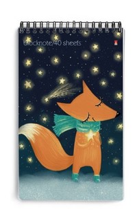 Блокнот Альт Волшебные лисы в клетку 127 х 202 мм А5 40 листов