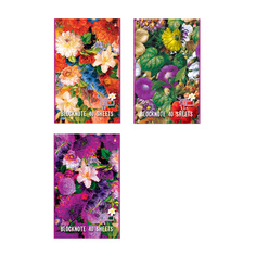 Блокнот Альт, А5 (127 х 200 мм), ЦВЕТЫ 40 л., 3-40-300, обложка в ассортименте