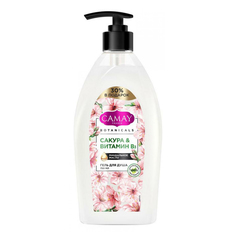 Гель для душа Camay Botanicals Сакура & Витамин В3 женский с миндальным маслом 750 мл