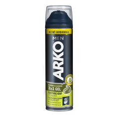Гель для бритья и умывания Arko Men Soothing Hemp 2 в 1 200 мл