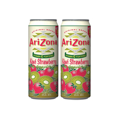 Напиток сокосодержащий AriZona Kiwi Strawberry со вкусом киви и клубники 2 шт по 680 мл