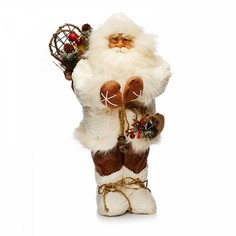 Большая фигурка Maxitoys Дед Мороз в белой шубе, 45 см