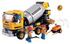 Конструктор пластиковый Sluban город бетономешалка 296 деталей M38-B0550