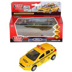 Машина инерционная металлическая Технопарк Ford Focus хэтчбэк Такси, 12 см