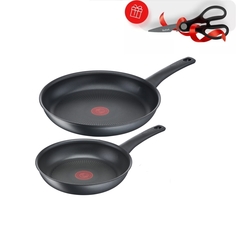 Набор посуды Tefal Easy Chef G2709072; 22/28 см (ножницы в подарок)