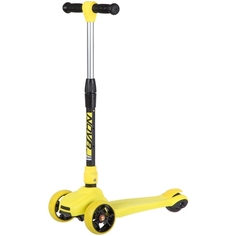 Самокат-кикборд Novatrack RainBow складной лимонный