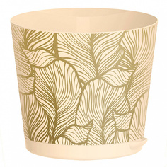 Горшок для цветов "Oregano", 200 мм, 4 л цвет: светло-бежевый Idiland