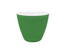Горшок для цветов "Oslo", 15,5 см, 1,6 л, цвет: бархатно-зеленый Lucky Friday
