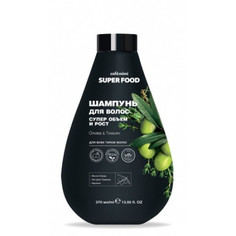 Шампунь для волос Cafe mimi Super Food Супер объём. Олива и тимьян, 370 мл