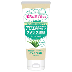 Натуральный скраб для лица UTENA Everish, со скорлупой грецкого ореха, 135 гр