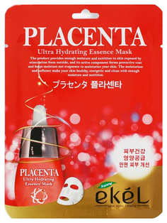 Маска для лица Ekel Placenta Ultra Hydrating Essense Mask 25 г