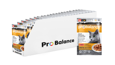 Влажный корм для кошек ProBalance Immuno Protection, с говядиной в соусе, 25шт по 85г