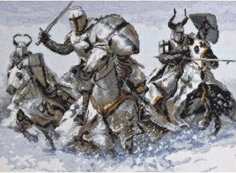 Набор для вышивания Палитра Рыцари