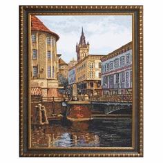 Набор для вышивания Палитра Лавочный мост. Старый Кёнигсберг