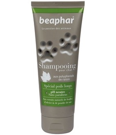 Шампунь для кошек Beaphar Special Poils Longs для длинношерстных с шелковой пудрой, 200 мл