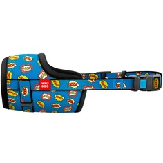 Намордник для собак Waudog Nylon, ВАУ, размер №3, обхват 25-34 см