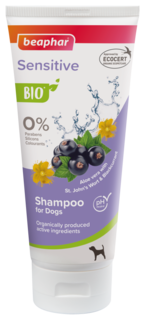 Шампунь для собак Beaphar для чувствительной кожи, , Смородина, зверобой, 200 мл