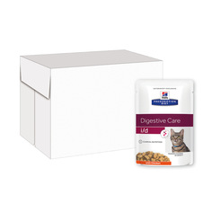 Влажный корм для кошек Hills Prescription Diet i/d Digestive Care, курица, 12шт*85г