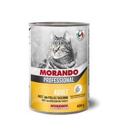 Влажный корм для кошек Morando Professional, курица, 400г