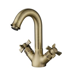 Смеситель для раковины Kaiser Cross 41011-1 Bronze