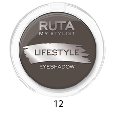 Тени компактные "LIFESTYLE" RUTA 12 шоколадный мокко