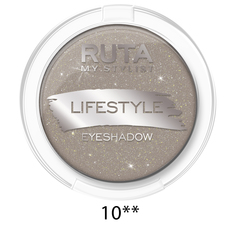 Тени компактные "LIFESTYLE" RUTA 10** дымчатый кварц