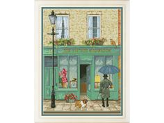 Набор для вышивания Olanta Винтажный магазин