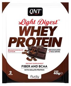Протеин QNT Whey Protein Light Digest, 40 г, belgian chocolate