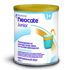 Сухая смесь Nutricia NEOCATE Junior на основе аминокислот 400 гр (652710) Nutrilon