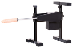 Секс-машина, Diva, My Pleasure, металл, черный, с двумя насадками, 33 см