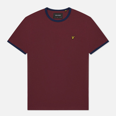 Футболка мужская Lyle&Scott TS705V бордовая M