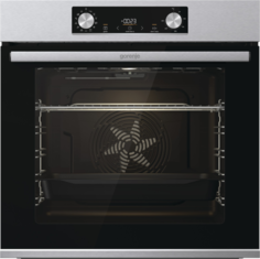 Встраиваемый электрический духовой шкаф Gorenje BO6737E02X Black/Silver