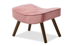Оттоманка Hygge, коралловый/орех I Modern