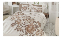 Покрывало стеганое с наволочками Hobby Nohemi кремовый