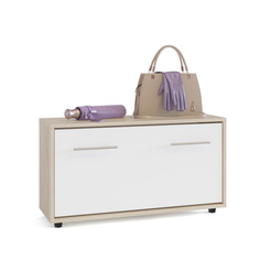 Обувница СОКОЛ ТП-3; дуб сонома/белый