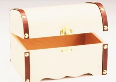 62003280 Сундук деревянный, 18*13*12,5 см, Glorex
