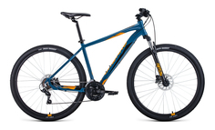 Велосипед Forward Apache 29 3.2 Disc 2021 17" steelblue/orange