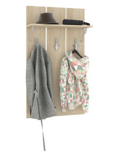 Настенная вешалка Глория 2 127 К Вешалка Дуб Сонома Mobi