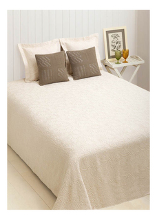 Покрывало Luxberry Каменный цветок 240 х 260 см экрю